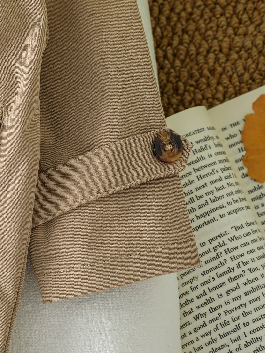 Gabardina de Moda para Bebé Niño - Diseño Clásico de Botones Dobles (1-3 Años)