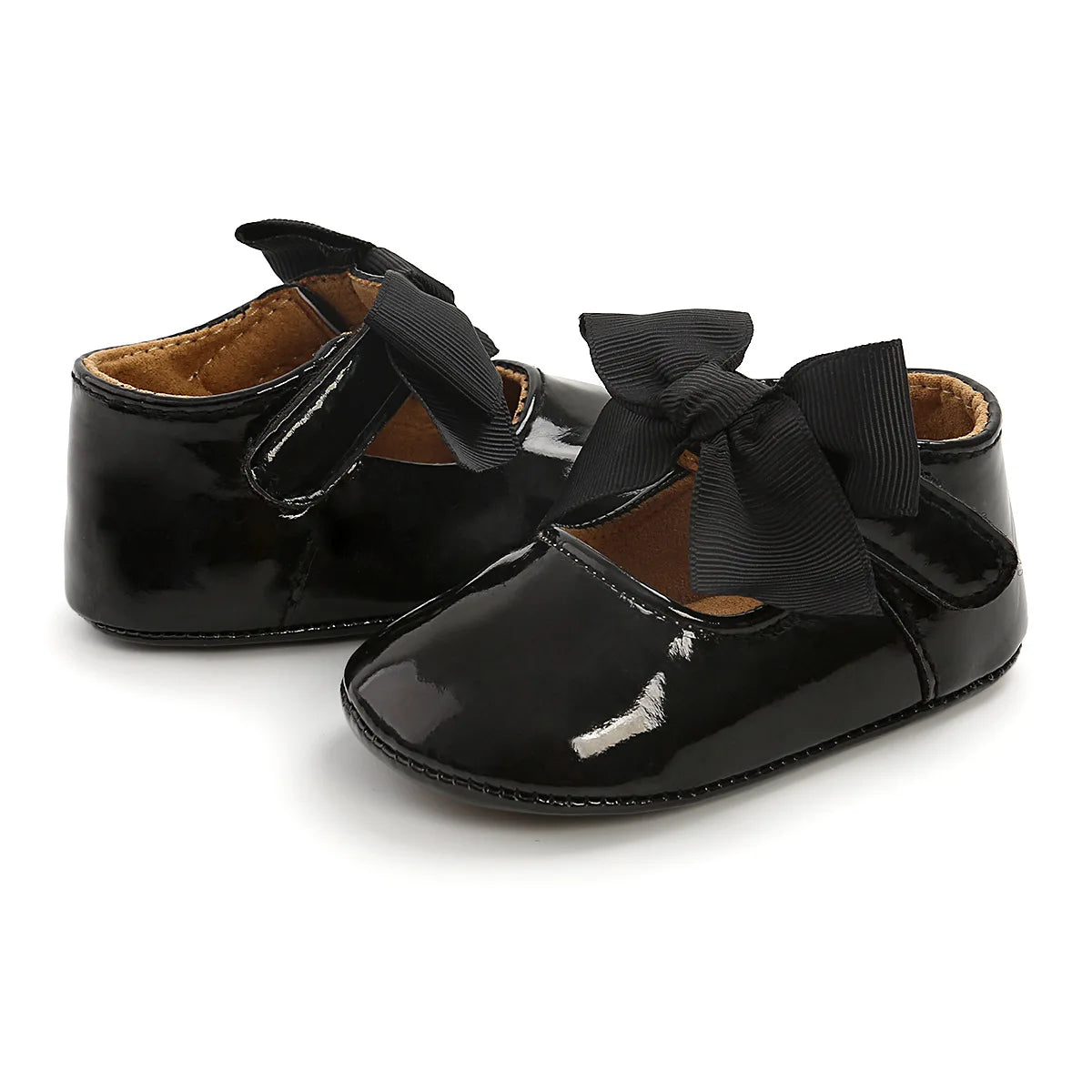 Zapatillas tipo Ballet con Moño: Elegancia Antideslizante para Bebé