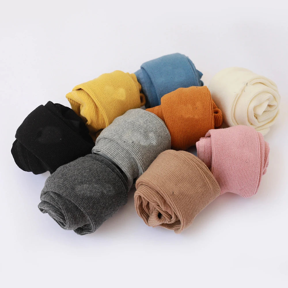 Pantimedias con Tirantes para Bebé (Unisex) - Tejido Sólido de Cintura Alta