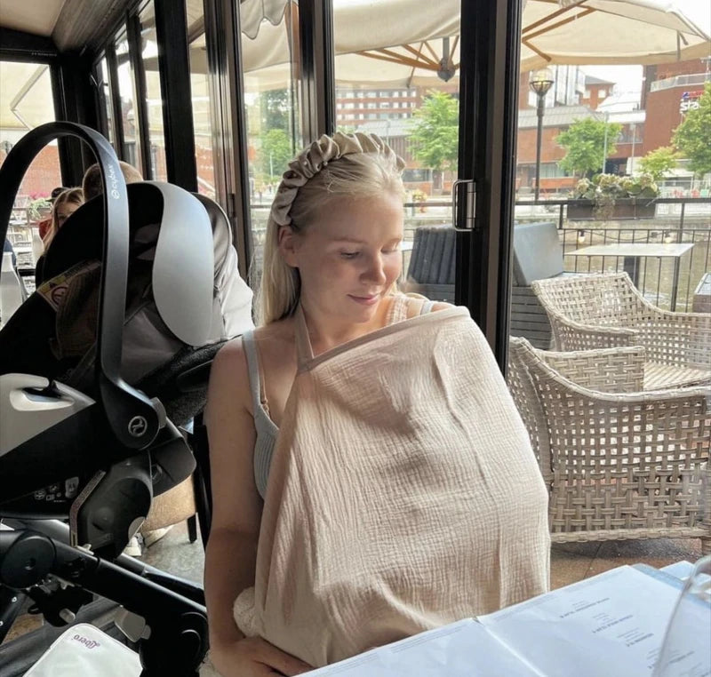 Manta de Algodón para lactancia | Ajustable y Multiusos (100x60 cm)