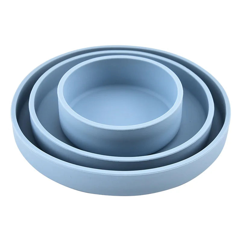 Set de 3 Platos y Cuencos de Silicona Premium | Libres de BPA