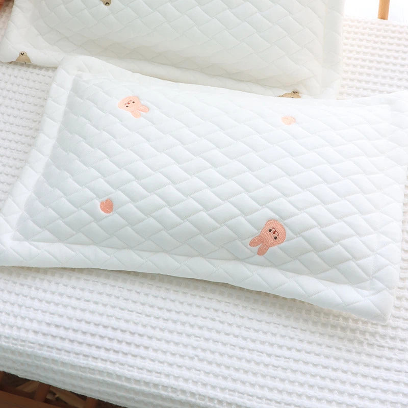 Almohada para Bebé Recién Nacido (0-6 Años) | Seda Fría, Lavable y Clase A para el Descanso