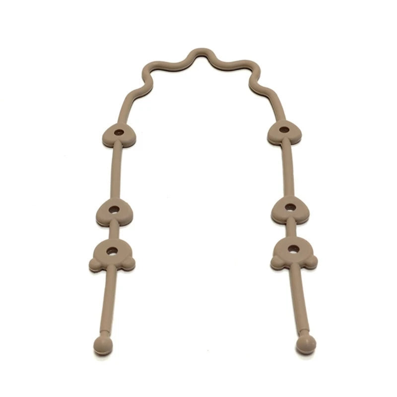 Correa/Cadena de Silicona Universal para Chupete y Accesorios (Sistema de Bucle Ajustable)