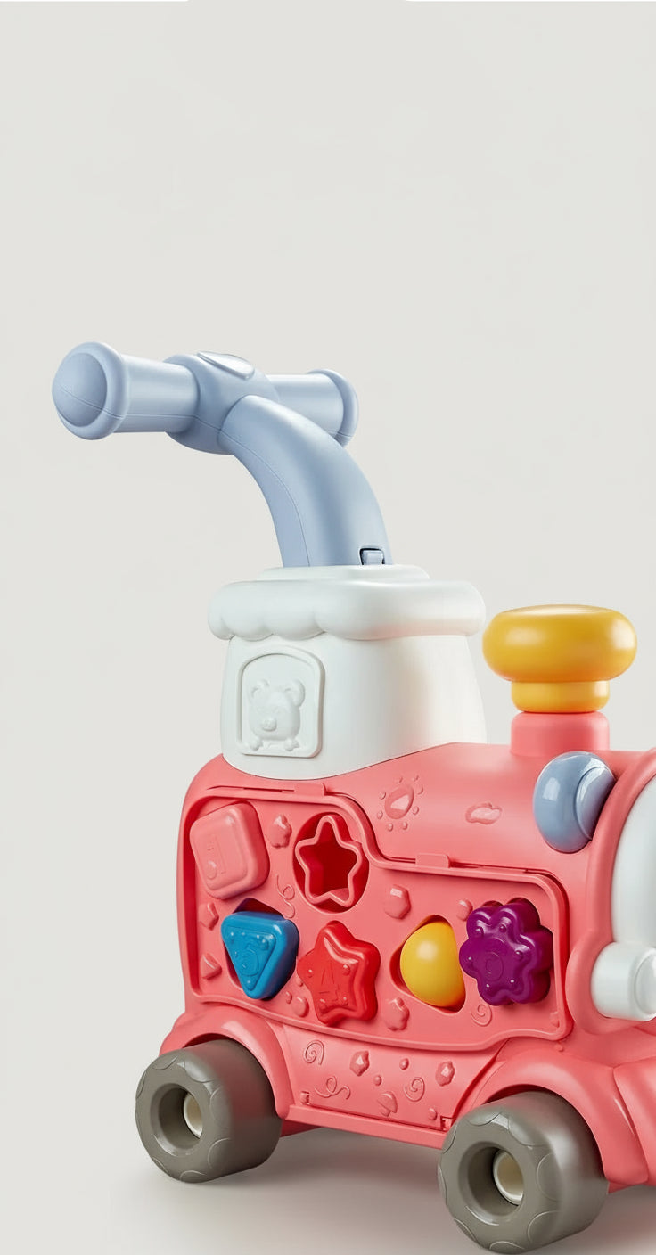 Andadera bebé Tren de Actividades Montessori y Centro de Aprendizaje Temprano – Primeros Pasos y Diversión Educativa