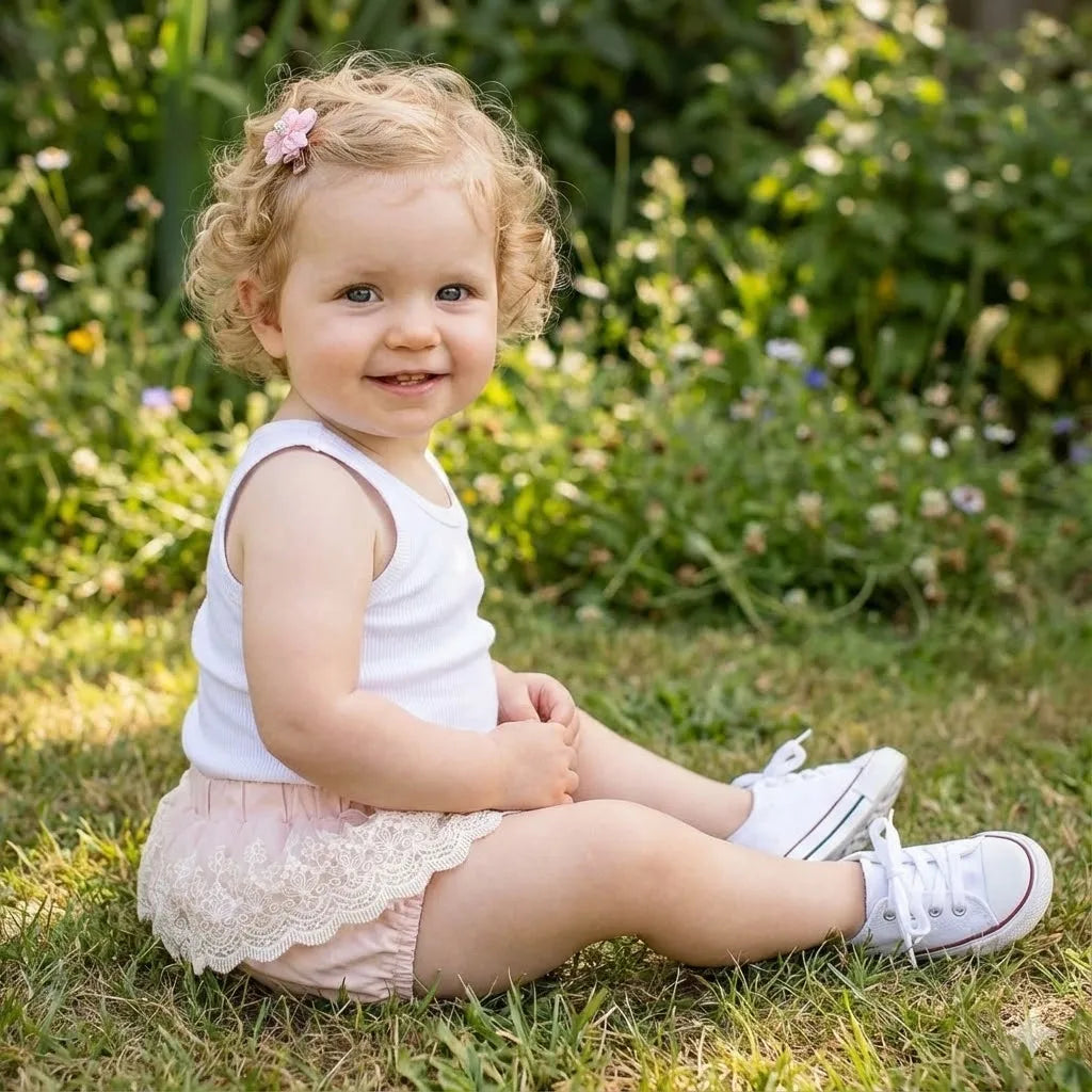 Calzoneros "Brisa de Verano" – Elegancia y Frescura para tu Bebé (6M-24M)