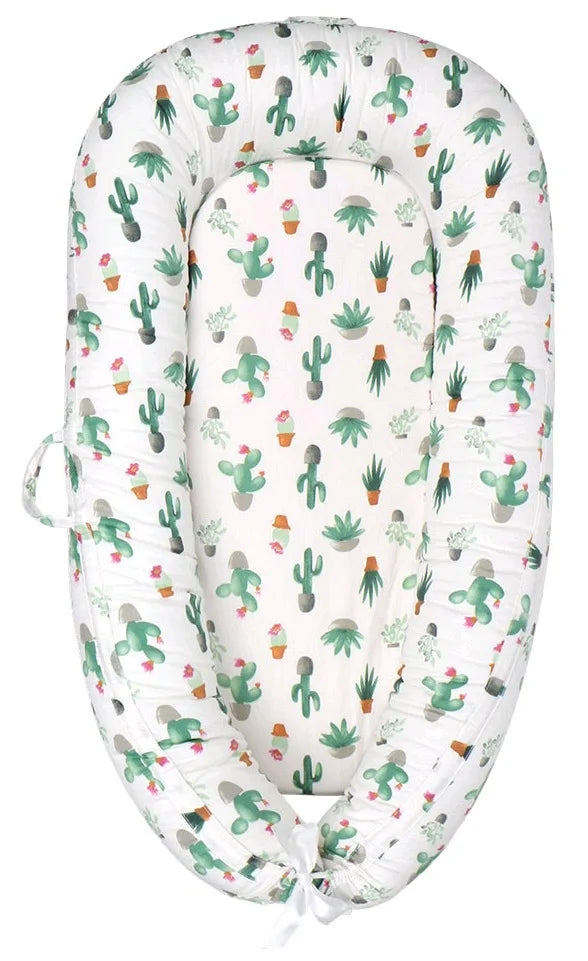 Nido Portátil Desmontable Anti-Vuelco para Bebé (0-18 Meses) con Tapete Refrescante