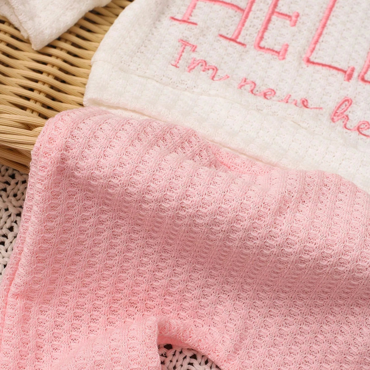 Conjunto "Hello" para Recién Nacido: Outfit para Fotos y Salida del Hospital