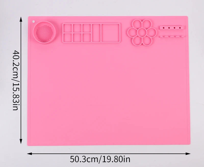 Tapete de Silicona "Manos Felices": ¡Crea Sin Manchar Nada!