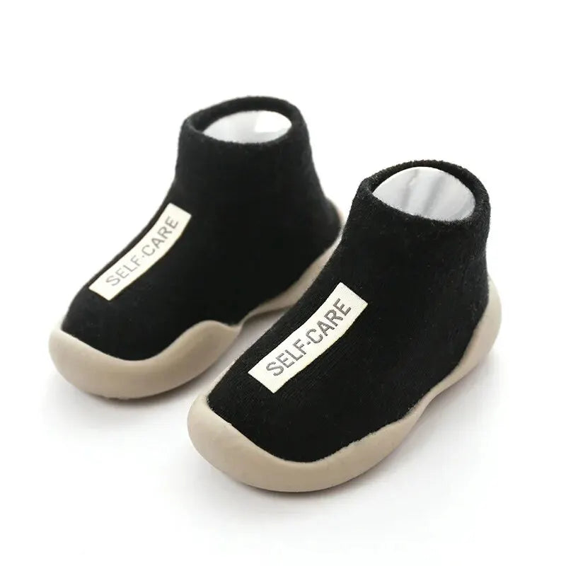Calceta-Zapato para Primeros Pasos - Suela de Goma Antideslizante (0-24M)