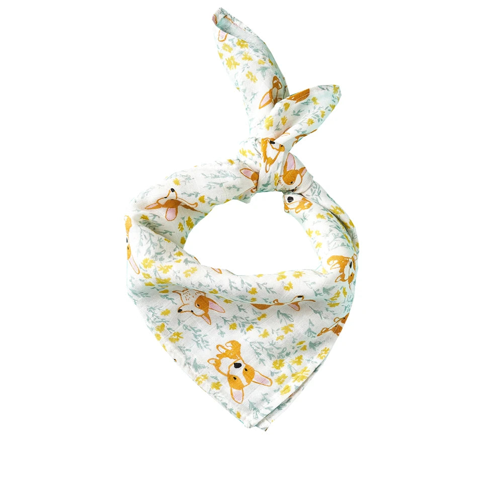 Paquete de 5 paños de muselina 60x60cm Kangobaby: Suavidad de Bambú y Algodón