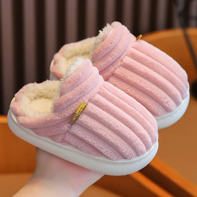 Zapatillas de Algodón Felpadas Antideslizantes para Toda la Familia (2T+)