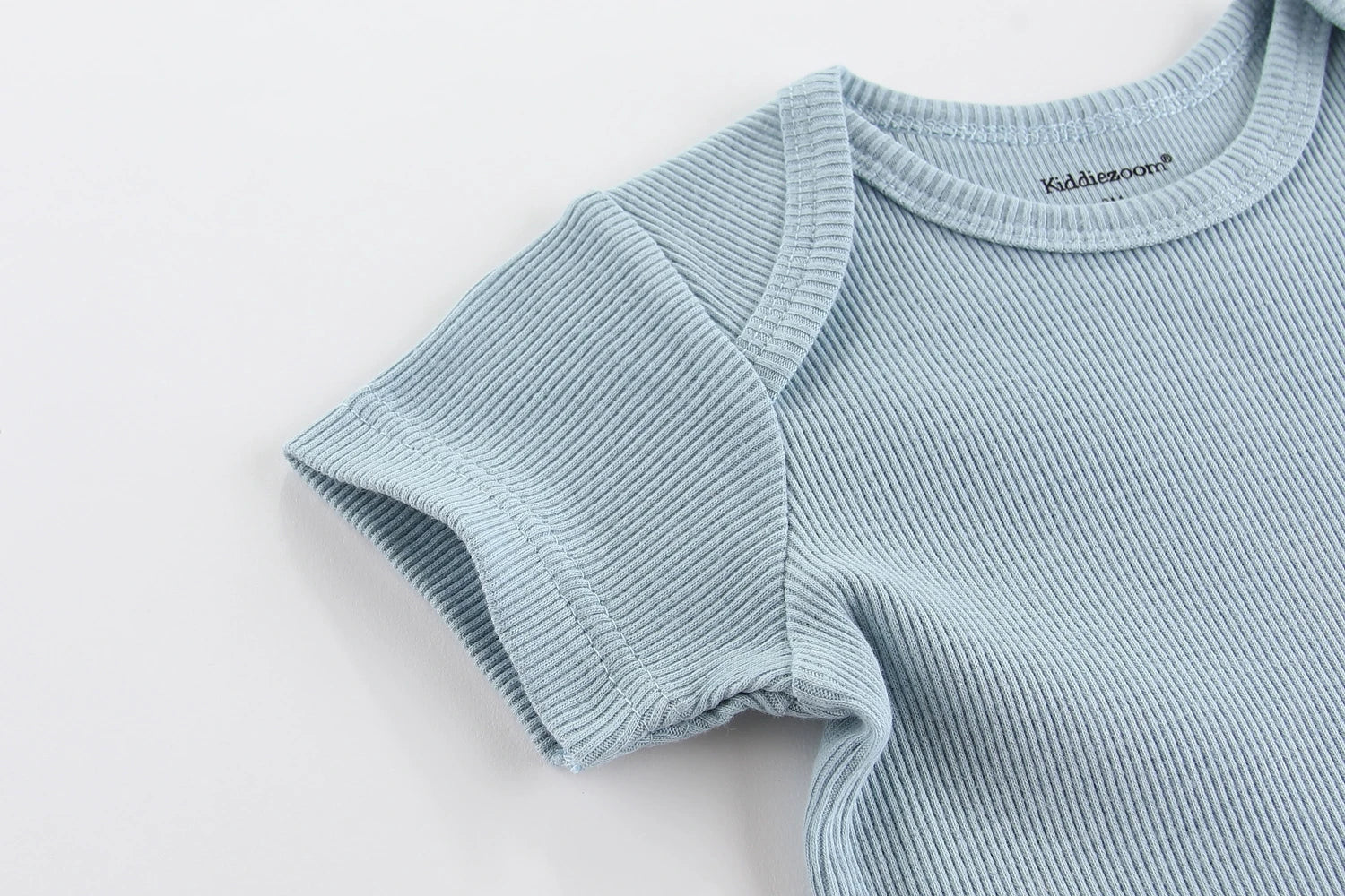 Set de 6 Bodys de Algodón Unisex - Manga Corta y Color Sólido (0-12M)