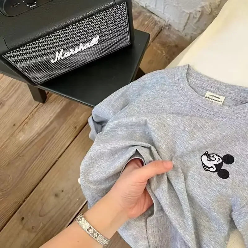 Conjunto Mickey Mouse  | Camiseta Manga Raglan y Pantalón (0 a 13 años)