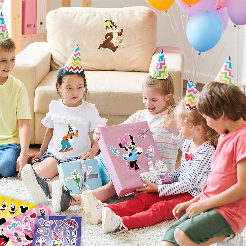 Pegatinas Disney "Crea una Cara": ¡Ensambla a Mickey y sus Amigos!