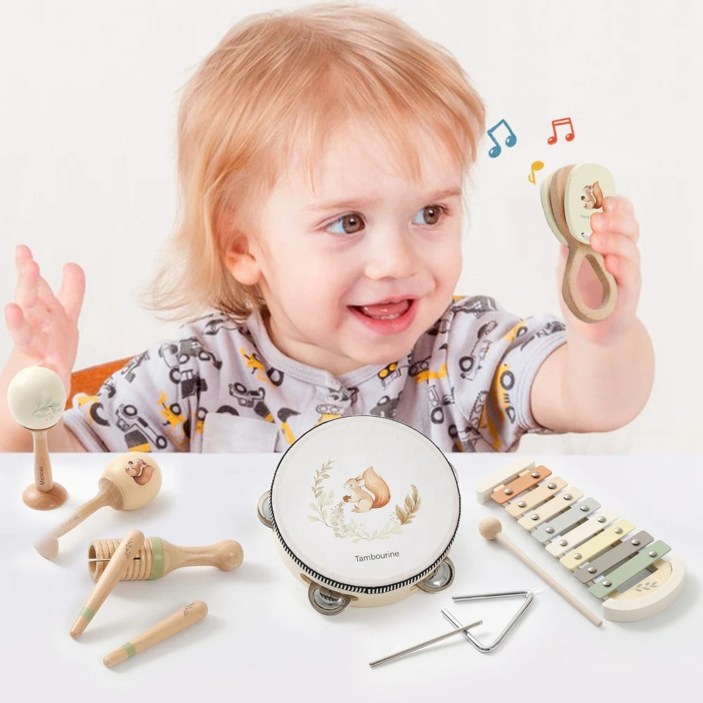 Instrumentos Musicales Montessori | Estimulación Sensorial Temprana