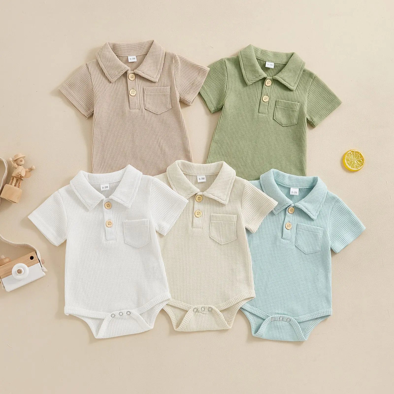 Body Polo para Bebé Niño - Algodón Suave y Estilo Diario