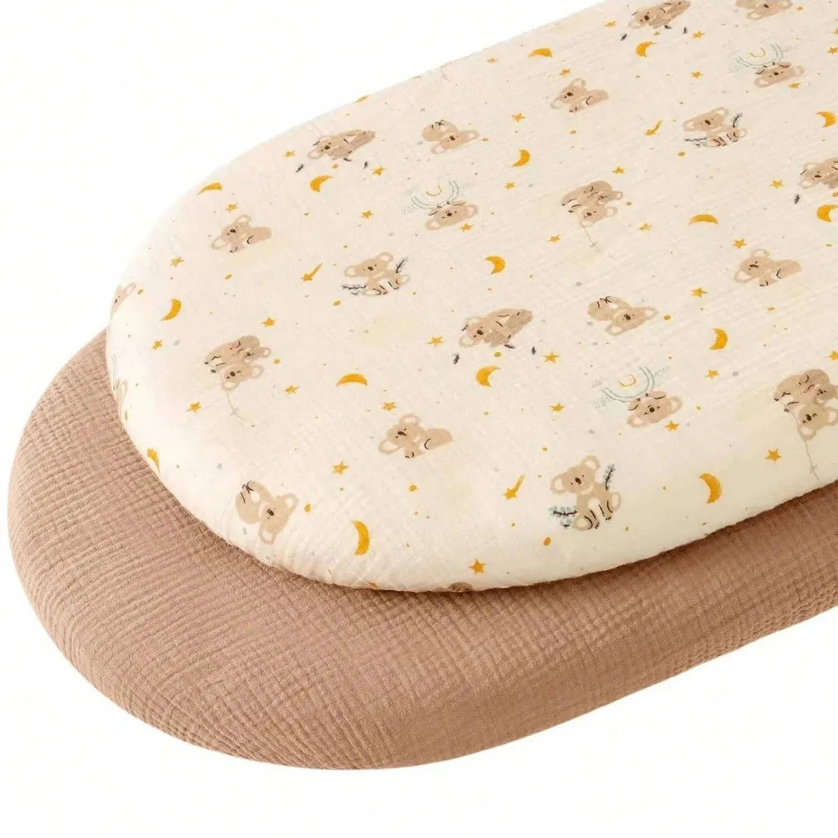 Set de 2 Sábanas de Muselina 100% Algodón - Suaves y Transpirables