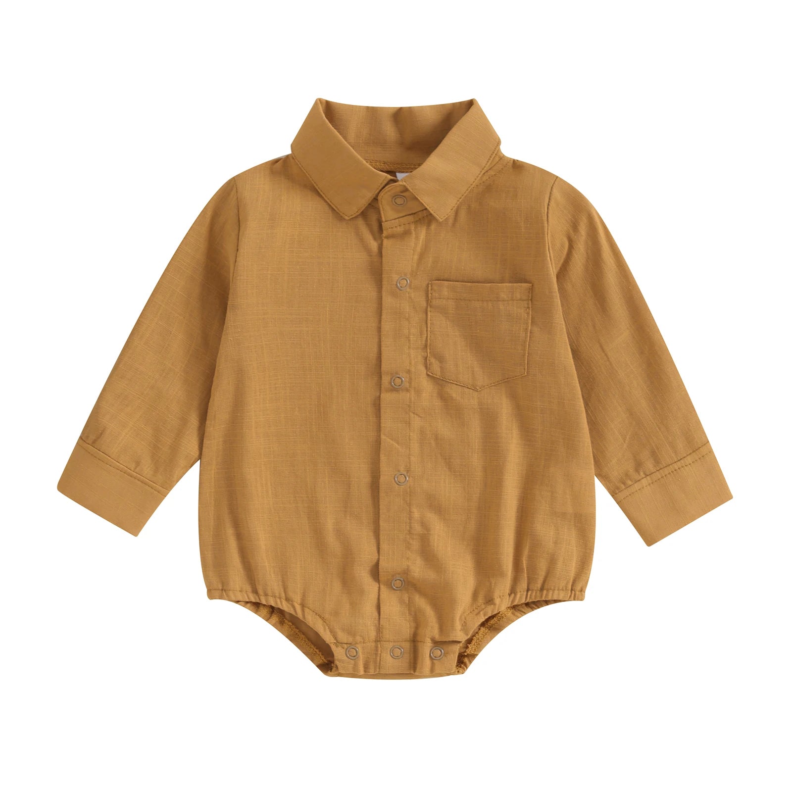 Mameluco/Body Estilo Camisa de Vestir para Bebé Niño (0-24 Meses)