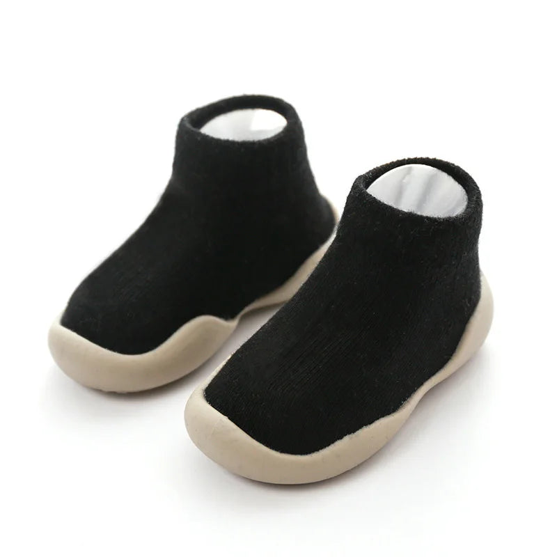Calceta-Zapato para Primeros Pasos - Suela de Goma Antideslizante (0-24M)