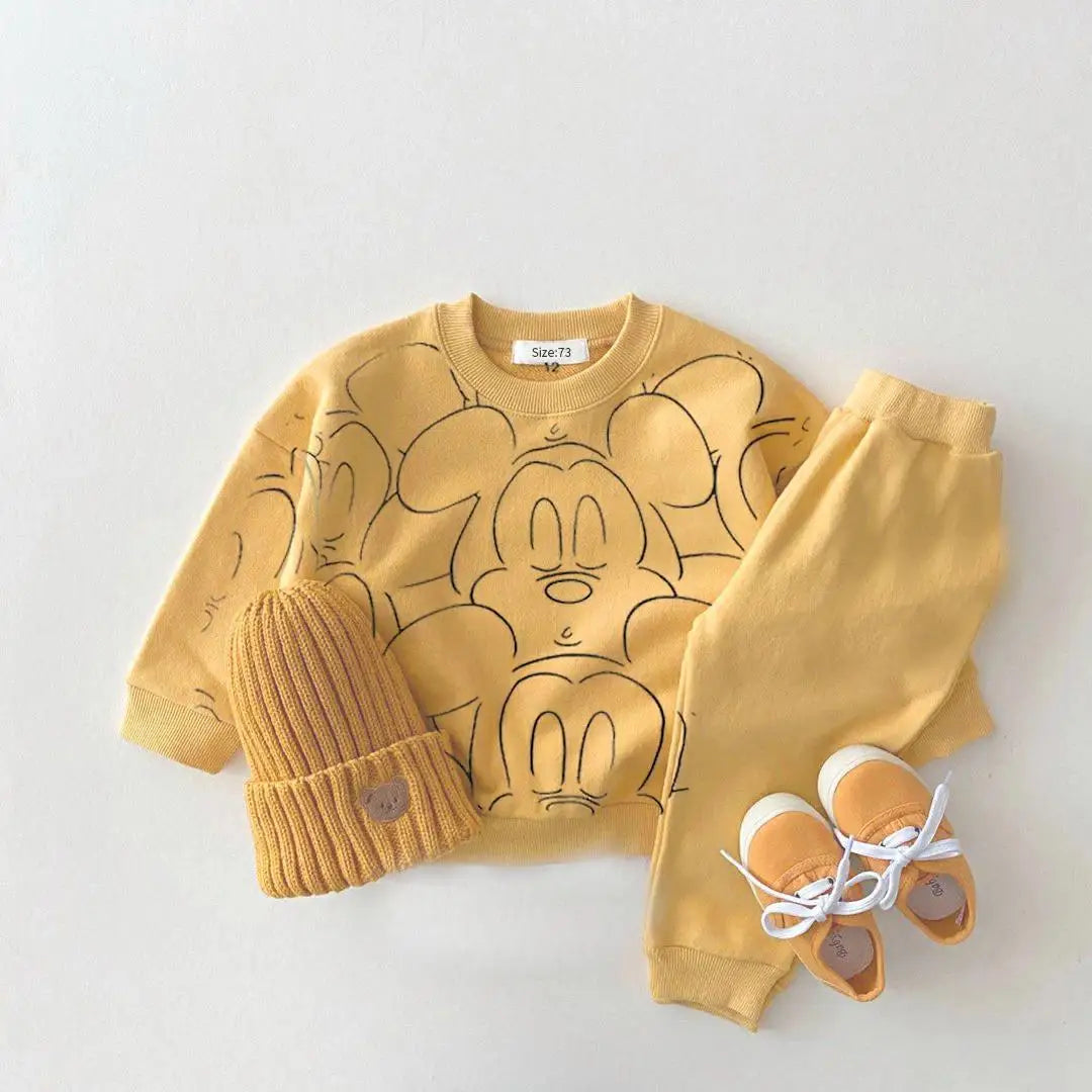 Conjunto Deportivo : Sudadera Mickey Mouse y Pantalón (Unisex) (6M-4T)