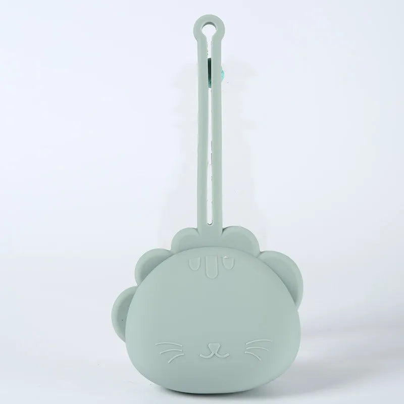 Estuche de silicón a prueba de caídas para almacenamiento  de chupón.