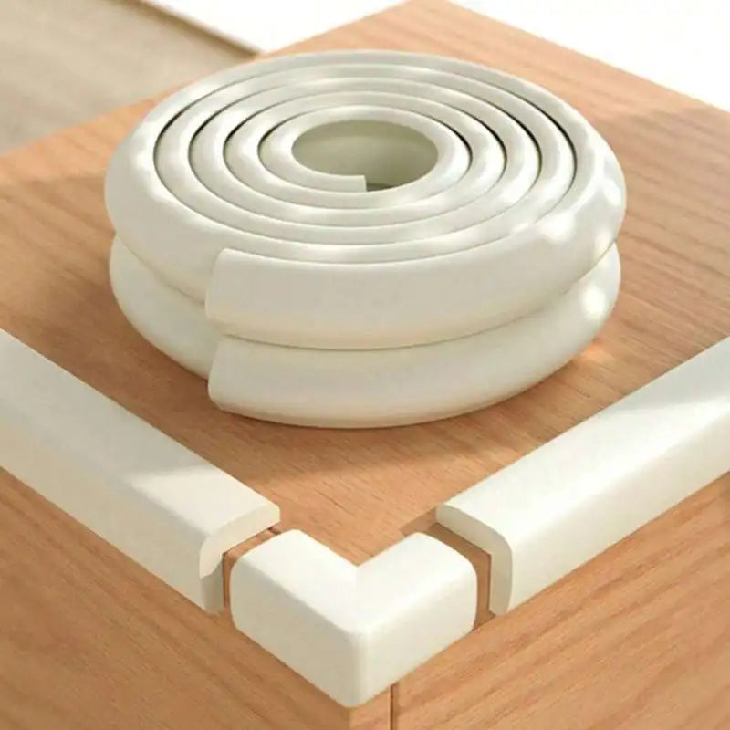 Tira Protectora de Borde Anti-Golpes para Muebles (Tipo "L" Gruesa) - 2 Metros