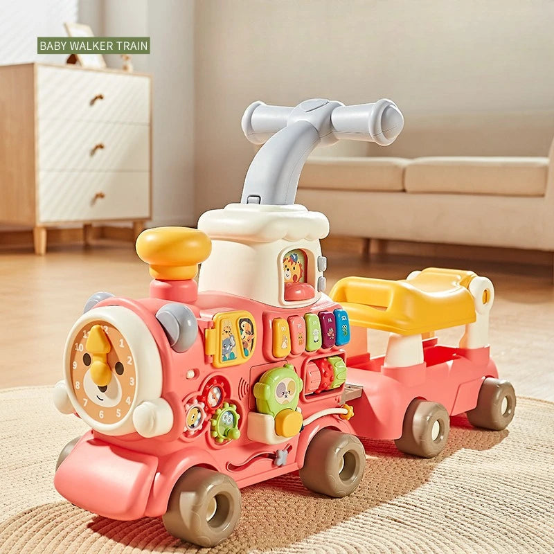 Andadera bebé Tren de Actividades Montessori y Centro de Aprendizaje Temprano – Primeros Pasos y Diversión Educativa