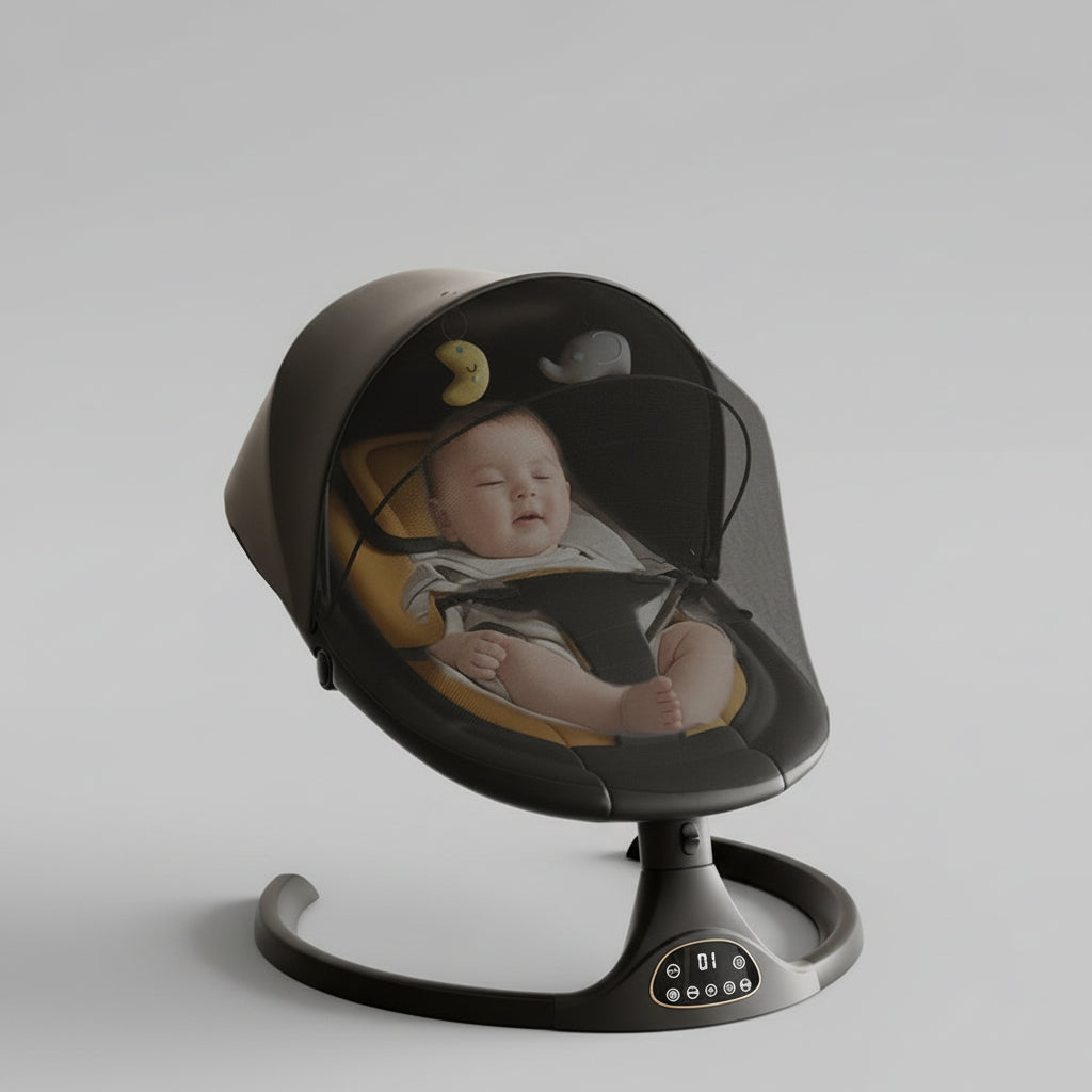 Cuna Mecedora Eléctrica Multifuncional 3 en 1 (Control Inteligente y APP)