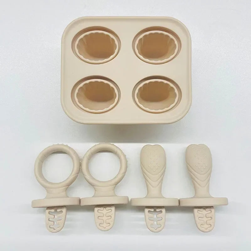 Molde de silicona para mordedera tipo paleta | Silicona Sin BPA, Alimentación y Dentición