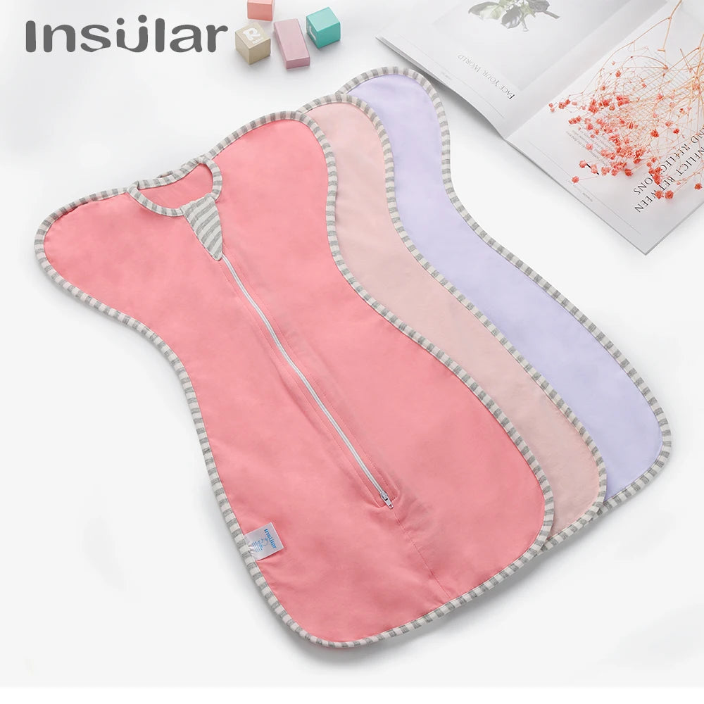 Saco de Dormir Insular de Algodón para Bebé Recién Nacido (Pijama y Manta Envolvente)Descripción del P