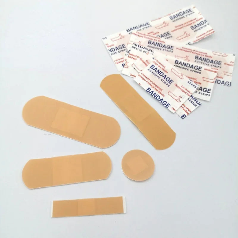 Set de 100 Curitas (banditas) Impermeables: Protección Hipoalergénica y Transpirable