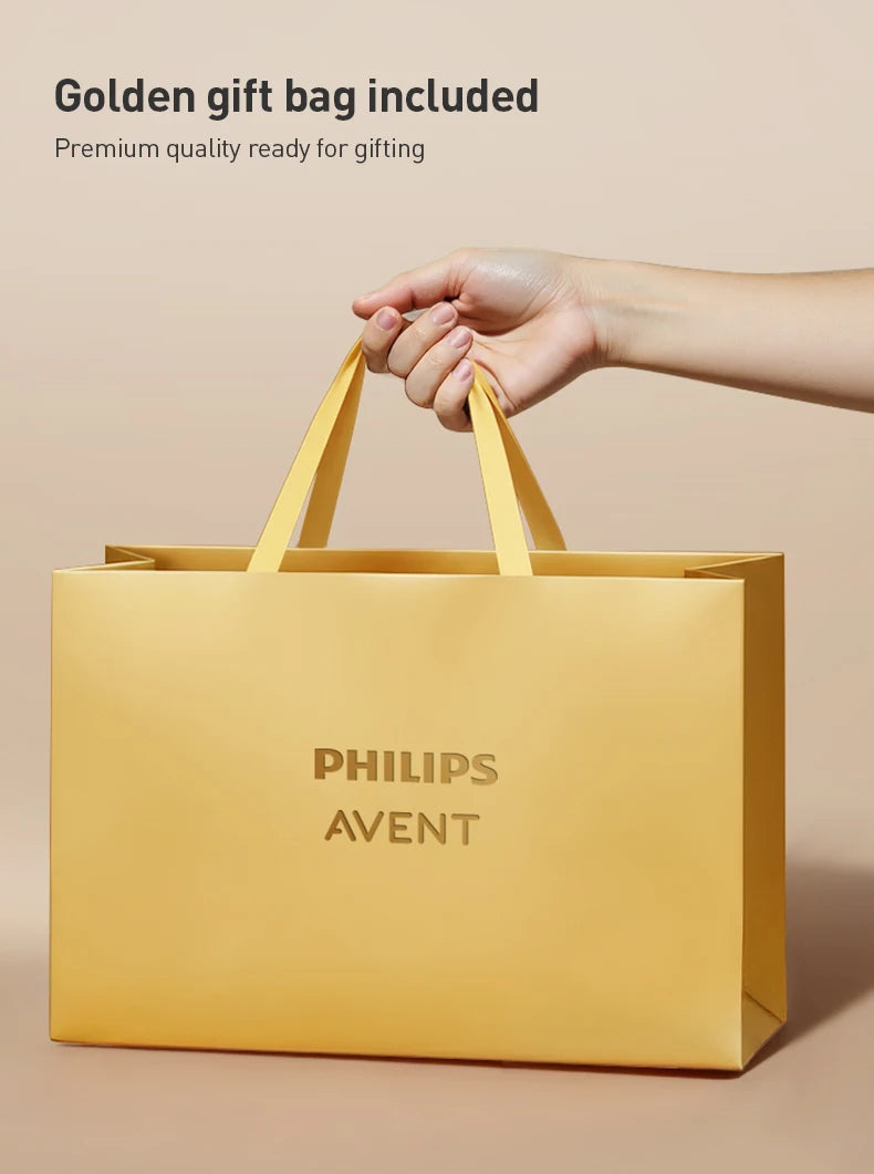 Set de Regalo Philips Avent para Recién Nacidos | Biberones de Vidrio Puro y Cepillo 3 en 1