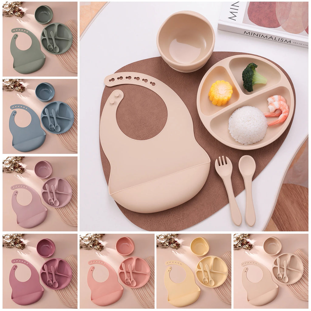 Set de Alimentación de Silicona 5 piezas