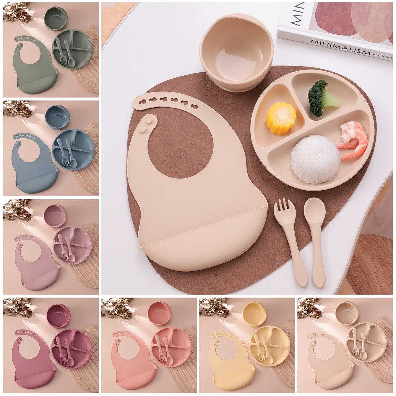 Set de Alimentación de Silicona 5 piezas