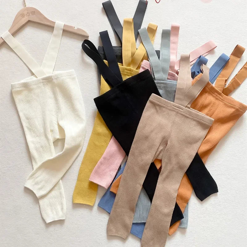 Mallas/Leggings con Tirantes de Algodón - Comodidad, Estilo y Cero Caídas