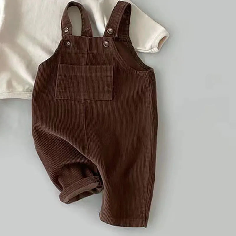 Overoles de Pana "Estilo Suavecito" – Comodidad y Estilo Casual (3M-3T)