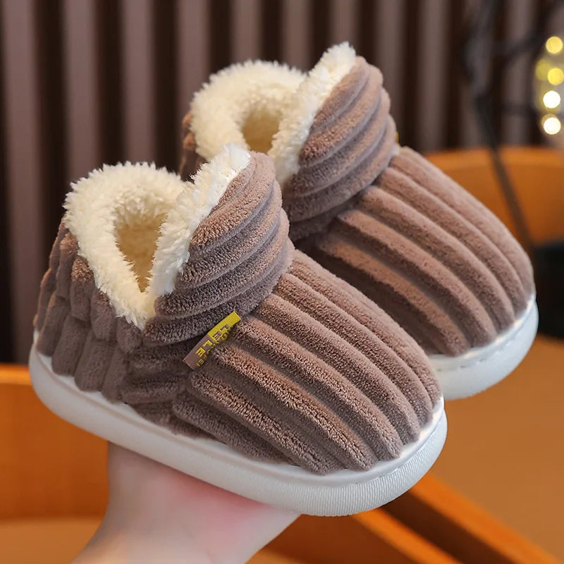 Zapatillas de Algodón Felpadas Antideslizantes para Toda la Familia (2T+)