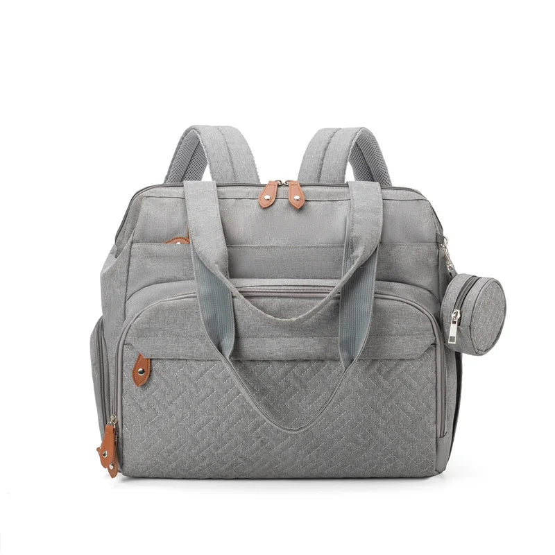 Bolso Pañalera de Maternidad | Espacioso, con Arnés para Maleta | ¡Lista para el Gran Día!