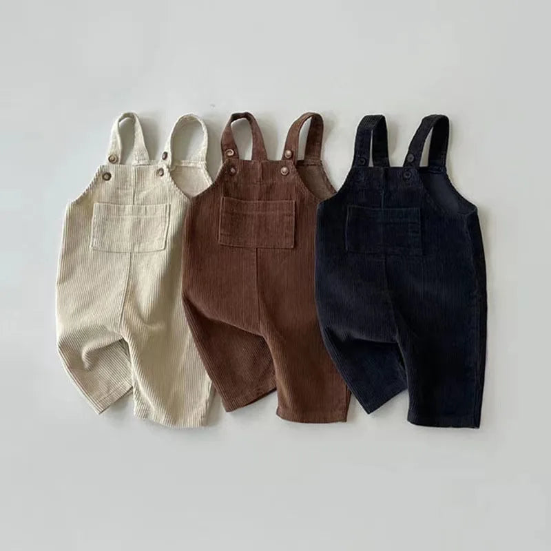 Overoles de Pana "Estilo Suavecito" – Comodidad y Estilo Casual (3M-3T)