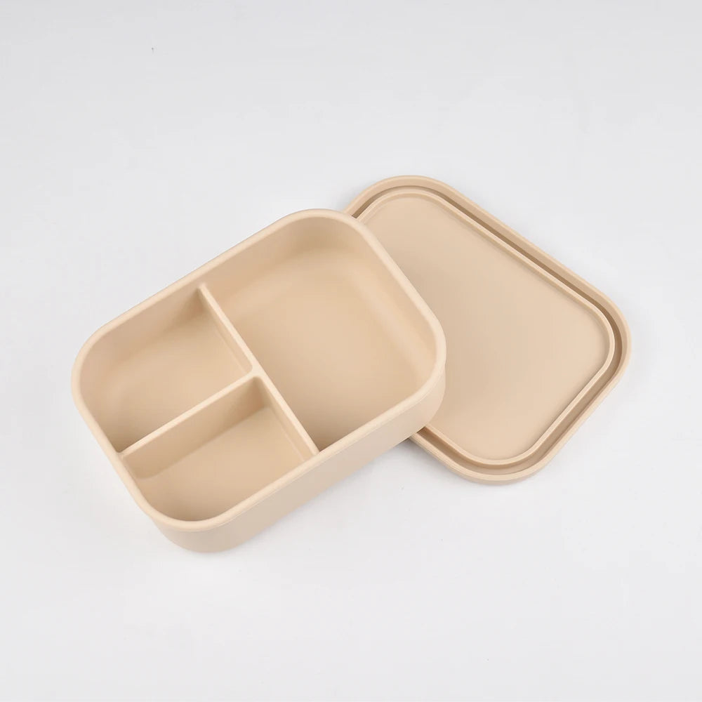 Caja Bento de Silicona  |  Compartimentos a Prueba de Fugas