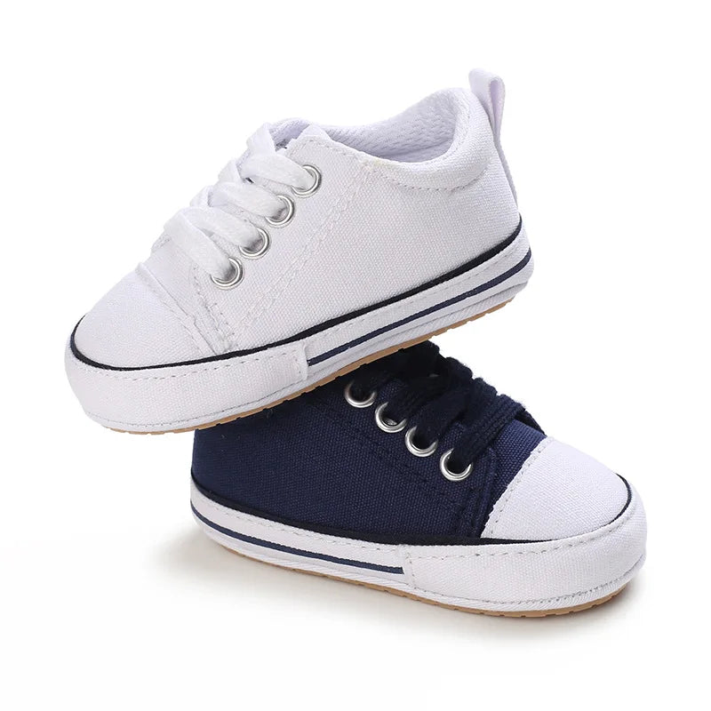 Zapatos Deportivos "Primeros Pasos" de Lona - Comodidad y Estilo para 0 a 18 Meses