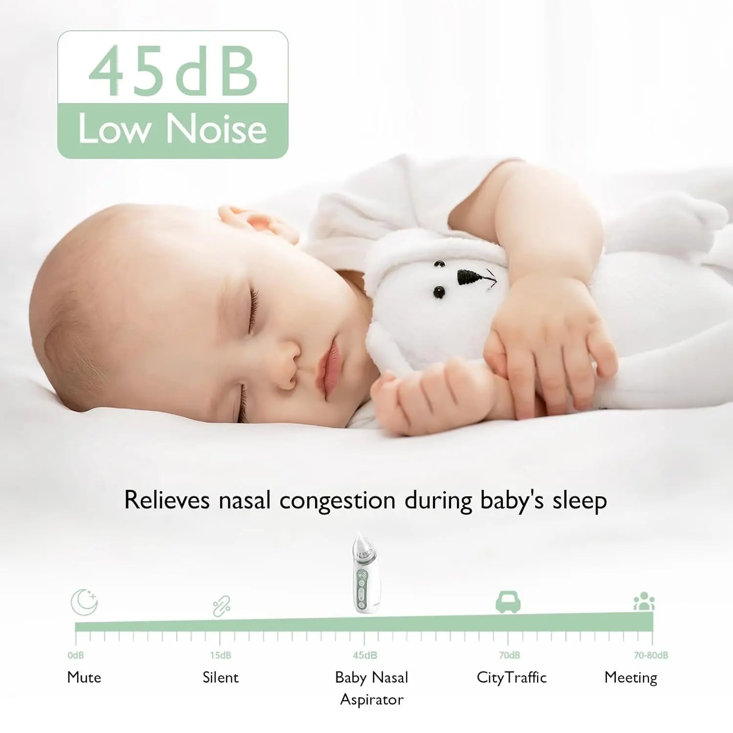 Aspirador Nasal Eléctrico Momcozy BN02: Respira sin problema en Segundos