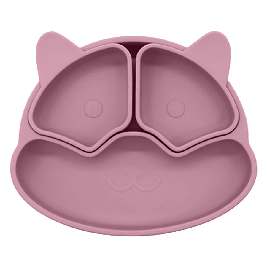 Plato de silicona con ventosa para bebé sin BPA's