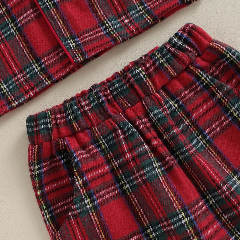 Pijama Navideña a Cuadros (0-18M)