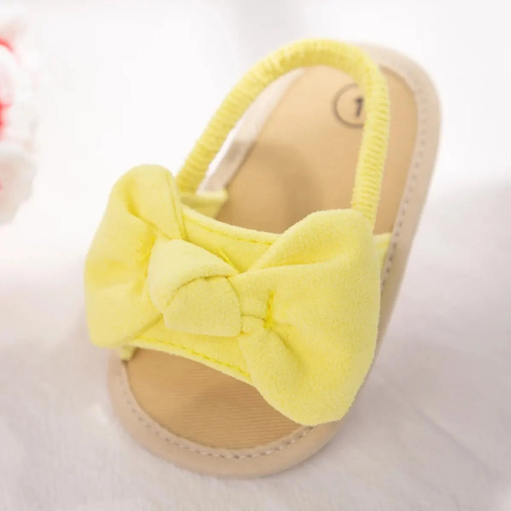 Sandalias Transpirables con Lazo de Mariposa: Comodidad de Algodón y Estilo Veraniego