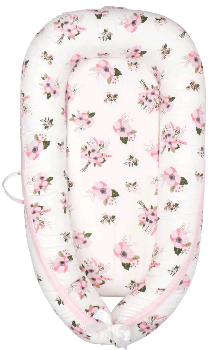 Nido Portátil Desmontable Anti-Vuelco para Bebé (0-18 Meses) con Tapete Refrescante