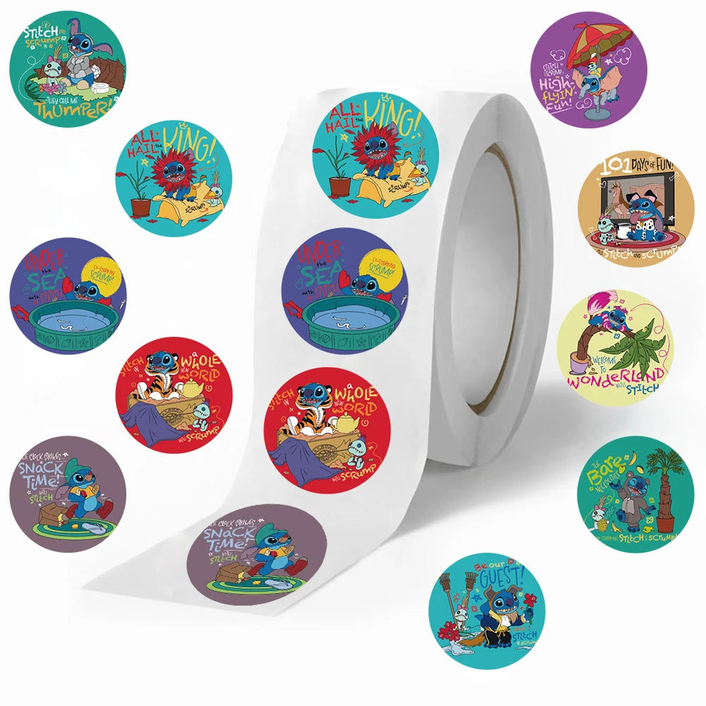 Rollo de 500 Pegatinas Disney & Pixar: ¡La Colección Más Grande!