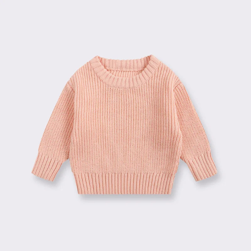 Suéter de Punto Grueso: Jersey Básico y Cálido (Unisex 0-6 años)
