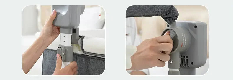 Cuna Colecho Eléctrica Multifuncional 5 en 1 (Colecho, Mecedora y Altura Ajustable)