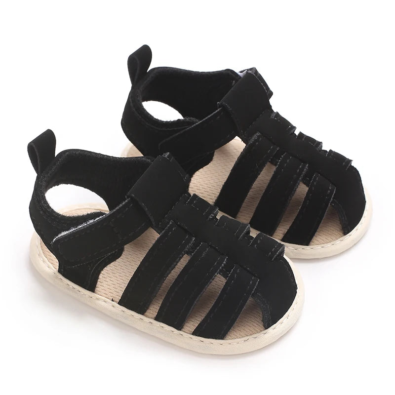 Sandalias Transpirables de cuero para Bebé (0-18 Meses)